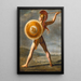 Riproduzione del dipinto Guerriero romano - Cerchio di Jacques-Louis David