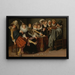 Compagnia musicale in un interno - Cerchio di Willem Pietersz Buytewech — quadro incorniciato alla parete