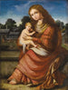Vergine con Bambino - Cerchio di Domenichino — vista dell’opera