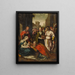 Adorazione dei Magi - Cerchio di Frans Francken il Giovane — quadro incorniciato alla parete