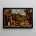 Allégorie - Cercle di Giorgione — quadro incorniciato alla parete