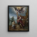 Abraham e Isacco - Cerchio di Giuseppe Cesari — quadro incorniciato alla parete