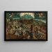 La tavola di Cébès - Cerchio di Hendrik Goltzius — quadro incorniciato alla parete