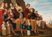 Una famiglia in un accampamento - Cerchio di Jacob Gerritsz Cuyp — vista dell’opera