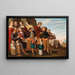 Una famiglia in un accampamento - Cerchio di Jacob Gerritsz Cuyp — quadro incorniciato alla parete