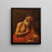 Il penitente San Girolamo - Cerchio di Johann Carl Loth — quadro incorniciato alla parete