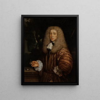 Circle of John Michael Wright - Gentleman with Watch.webp