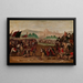 Abigail presenta regali a David - Cerchio di Juan de la Corte — quadro incorniciato alla parete