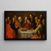 L'Ultima Cena - Cerchio di Pablo de Céspedes — quadro incorniciato alla parete