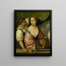 Judith con la testa di Oloferne - Cerchio di Pordenone — quadro incorniciato alla parete