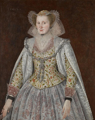 Circle of Robert Peake - Portrait of a lady.webp