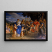Coriolan alle porte di Roma - Ciro Ferri — quadro incorniciato alla parete