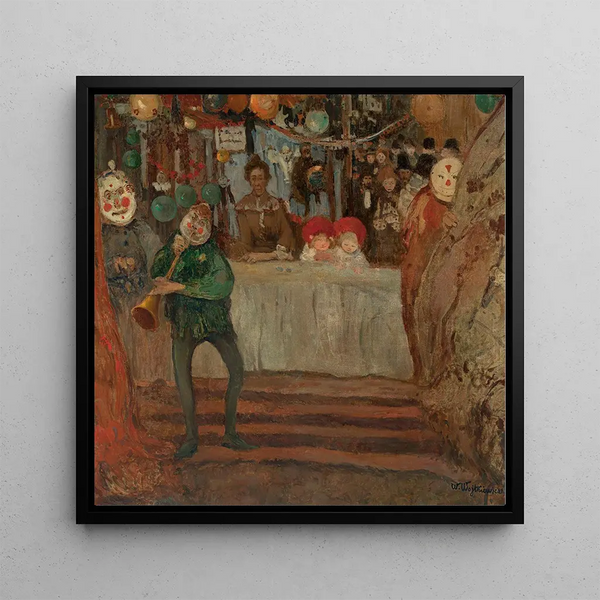 Cirque devant le petit théâtre - Witold Wojtkiewicz