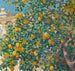 Riproduzione del dipinto Citronniers à La Mortola - Theo van Rysselberghe