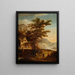 Paesaggio montano della Renania - Claes Jansz van der Willigen — quadro incorniciato alla parete