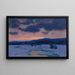 Crepuscolo d'inverno, Baie St Paul - Clarence Alphonse Gagnon — quadro incorniciato alla parete