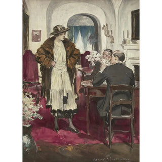 Clarence F Underwood - The Card Game.webp