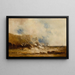 Navi in mare - Clarkson Stanfield — quadro incorniciato alla parete