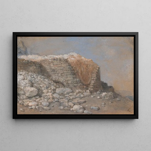 Mur de pierre - Clarkson Stanfield — quadro incorniciato alla parete