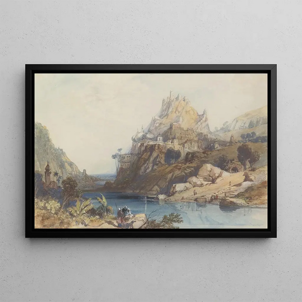 Vista di Etaaia India - Clarkson Stanfield — quadro incorniciato alla parete