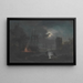 Chiara di luna - Claude-Joseph Vernet — quadro incorniciato alla parete