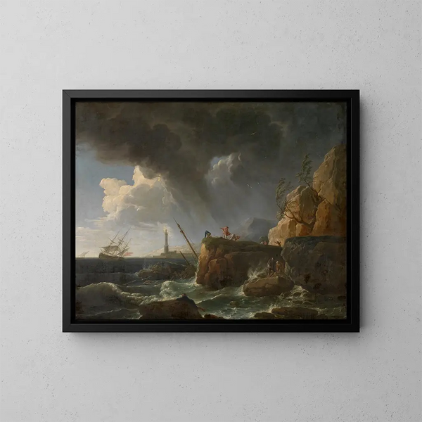 Marine - Claude-Joseph Vernet — quadro incorniciato alla parete