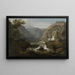 Le cascate di Tivoli - Claude-Joseph Vernet — quadro incorniciato alla parete