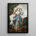 Ritratto di una dama in Diana - Claude Deruet e atelier — quadro incorniciato alla parete