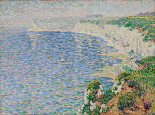 Claude Emile Schuffenecker - A View of the Cliffs at Etretat.webp