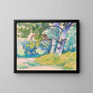 Claude Emile Schuffenecker - Le chemin dans un sousbois.webp