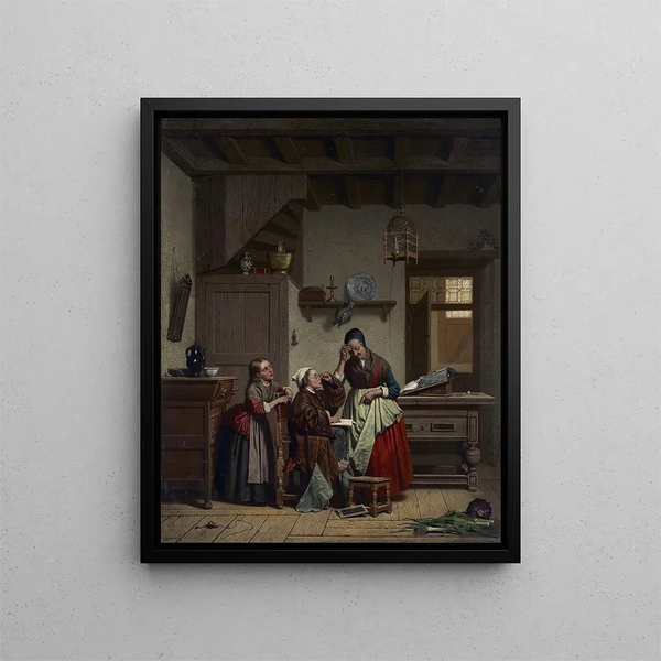 Gioco per bambini - Claude Joseph Vernet — quadro incorniciato alla parete