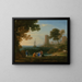 Vista costiera con rimozione d'Europa - Claude Lorrain — quadro incorniciato alla parete