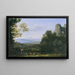 Paesaggio con Apollo e Mercurio - Claude Lorrain — quadro incorniciato alla parete