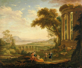 Claude Lorrain - Paesaggio Con Satiro E Ninfa.webp