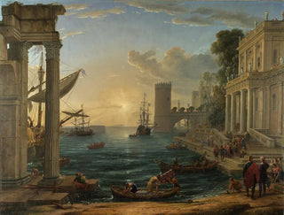 Claude Lorrain - The Embarkation of the Queen of Sheba.webp