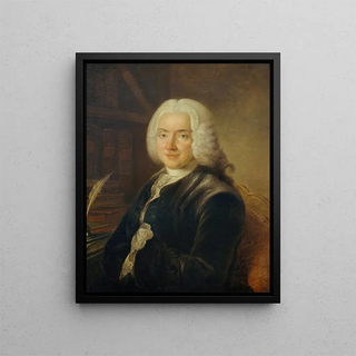 Claude Pougin de Saint Aubin - Portrait du prsident CharlesJeanFranois Hnault 16851770 magistrat membre de lAcadmie franaise.webp