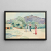 Una passeggiata - Clement Rollins Grant — quadro incorniciato alla parete