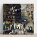 Cliff Dwellers - George Wesley Bellows — presentazione a parete dell’opera