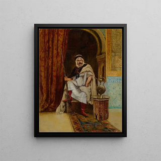 Clment Pujol de Guastavino - An Arab Guardsman at Rest.webp