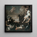 Clorinda salva Olindo e Sophronia - Mattia Preti — quadro incorniciato alla parete
