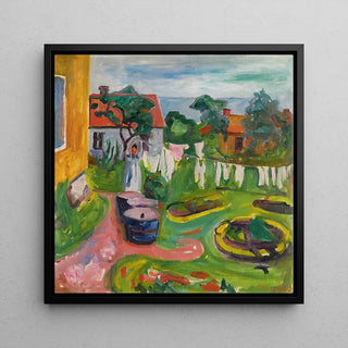 Vestiti stesi ad asciugare a Åsgårdstrand - Edvard Munch