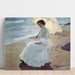 Riproduzione del dipinto Clotilde alla spiaggia - Joaquín Sorolla