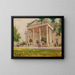 Portico nord della Casa Bianca, Washington DC - Colin Campbell Cooper — quadro incorniciato alla parete