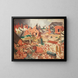 Colin Gill - This village changed hands five times during the war.webp