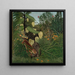 Combattimento tra una tigre e un bufalo - Henri Rousseau — quadro incorniciato alla parete