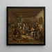 Compagnie joyeuse - Richard Brakenburgh — quadro incorniciato alla parete