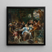 Compagnie joyeuse sur une terrasse - Jan Steen — quadro incorniciato alla parete