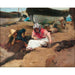 Riproduzione del dipinto Componiendo la Red - Joaquín Sorolla