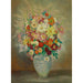 Riproduzione del dipinto Composition Florale Aux Dahlias - Henri Lebasque