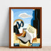 Riproduzione del dipinto Composition con l'uccello - Louis Marcoussis